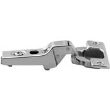 SET 2x Balama standard semiaplicata BLUM CLIP 100°, fara arc suruburi, fara amortizare + placuta fixare