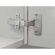 SET 2x Balama semiaplicata HAFELE Metalla M110 SM 105°, cu arc suruburi 48/6, cu amortizare + placuta fixare excentric