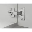SET 2x Balama semiaplicata HAFELE Metallamat A/SM 110°, cu arc suruburi 48/6, fara amortizare + placuta fixare