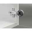 SET 2x Balama usa sticla HAFELE Metalla Mini A 95° incadrata cu arc pentru inchidere automata, fara amortizare + capac oala + placuta fixare