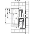 Sertar HAFELE Matrix Box P50 laterala 18/92 mm, antracit,