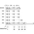 SET Glisiera HAFELE MATRIX UM A30 SYNCHRO, L=500mm, extragere totala,CP=30 kg, amortizare si cuplaje 3D incluse