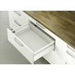 Lonjeron dreptunghiular, pentru sertar HAFELE Matrix Box P, cu suport spate premontat, gri,