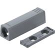 SET TIP-ON BLUM pentru usi mobila versiune scurta cu magnet gri + placuta adaptor
