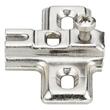 SET 2x Balama usa sticla HAFELE Metalla Mini A 95° incadrata cu arc pentru inchidere automata, fara amortizare + capac oala + placuta fixare