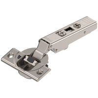 SET 2x Balama standard aplicata BLUM CLIP TOP BLUMOTION 110°, cu amortizare + placuta fixare excentric