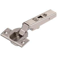 SET 2x Balama standard aplicata BLUM CLIP TOP 110°, fara arc suruburi, fara amortizare + placuta fixare