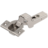 SET 2x Balama standard incadrata BLUM CLIP TOP 110°, cu arc suruburi, fara amortizare + placuta fixare