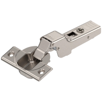 SET 2x Balama standard semiaplicata BLUM CLIP TOP 110°, cu arc suruburi, fara amortizare + placuta fixare