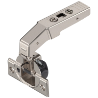 SET 2x Balama usa cu lezena incadrata BLUM CLIP TOP BLUMOTION 95°, 3mm, cu arc suruburi, cu amortizare + placuta fixare