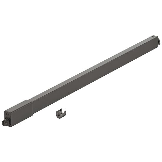 Lonjeron dreptunghiular, pentru sertar HAFELE Matrix Box S35, cu suport spate liber, antracit,
