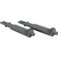 Pinion bara sincronizare BLUM TIP-ON glisiera, plastic, gri 2 buc/set