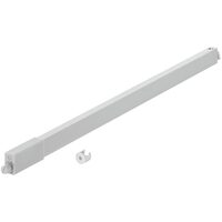 Lonjeron dreptunghiular, pentru sertar HAFELE Matrix Box S35, cu suport spate liber, gri,