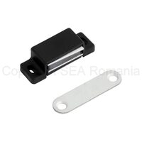 SET 2x Opritor magnetic 40N si contraplaca cu doua gauri CP2, negru