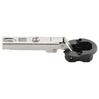 SET 2x Balama usa sticla HAFELE Metalla Mini A 95° aplicata cu arc pentru inchidere automata, fara amortizare + capac oala + placuta fixare