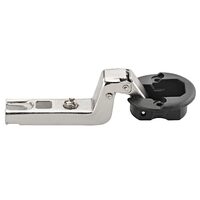 SET 2x Balama usa sticla HAFELE Metalla Mini A 95° incadrata cu arc pentru inchidere automata, fara amortizare + capac oala + placuta fixare