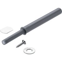 Set TIP-ON BLUM pentru usi mobila versiune lunga cu magnet gri + placuta adaptor