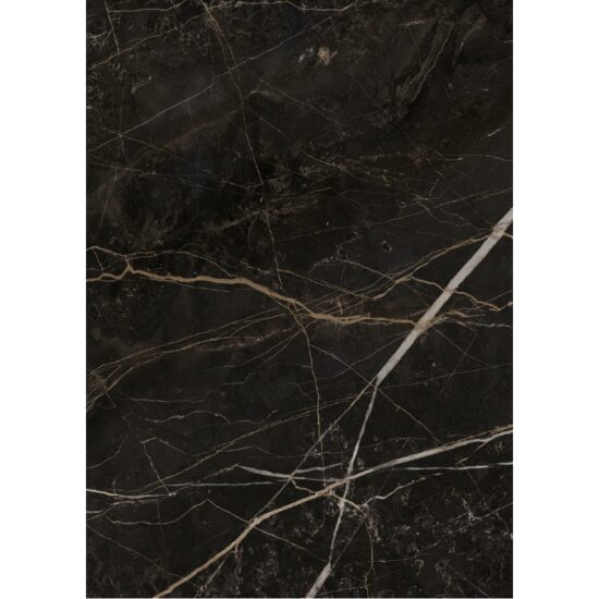NOU - HPL COMPACT Fundermax Black Portoro Marble 0970 AP, miez NEGRU