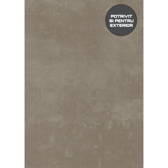 FINAL COLECTIE - HPL COMPACT Fundermax Prado Alu Grey 0026 Enduro, miez NEGRU