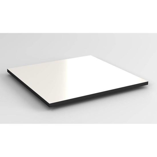 Blat pentru masa HPL Compact Alb A242 PE 