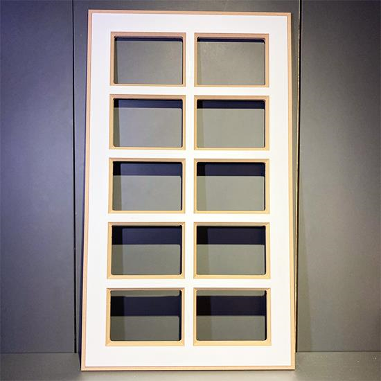 Front MDF Frezat Model 15 cu ochiuri / Frezare exterioara